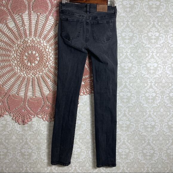 5/$30 Madewell Alley Straight Leg Jeans Washed Black 25 - Picture 4 of 5